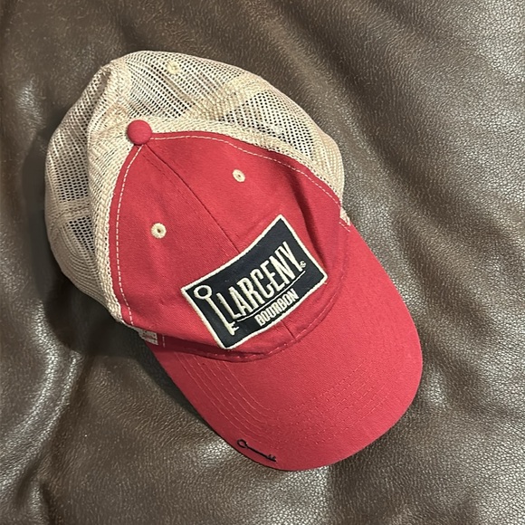 Larceny Bourbon hat - adjustable - red - baseball style cap - Picture 7 of 7